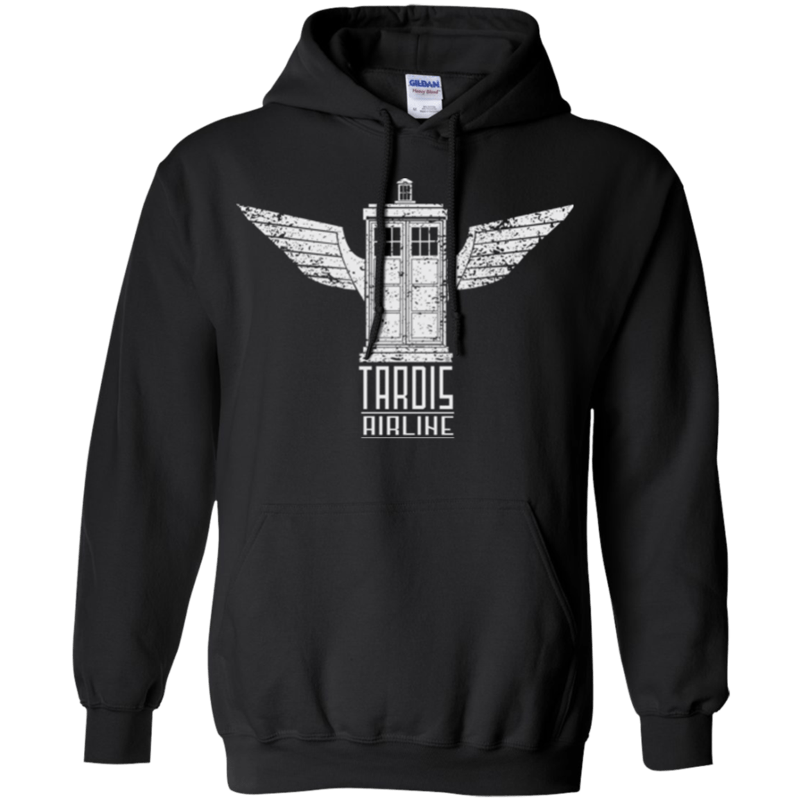 Sweatshirts Black / Small Tardis Airline Pullover Hoodie