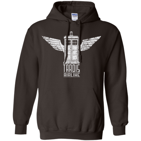 Sweatshirts Dark Chocolate / Small Tardis Airline Pullover Hoodie