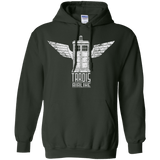 Sweatshirts Forest Green / Small Tardis Airline Pullover Hoodie