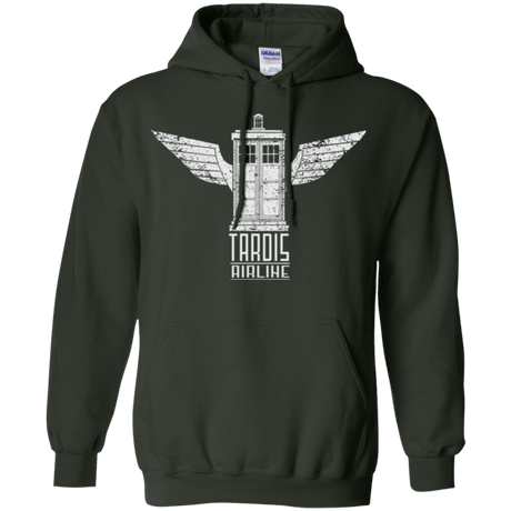 Sweatshirts Forest Green / Small Tardis Airline Pullover Hoodie