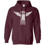 Sweatshirts Maroon / Small Tardis Airline Pullover Hoodie