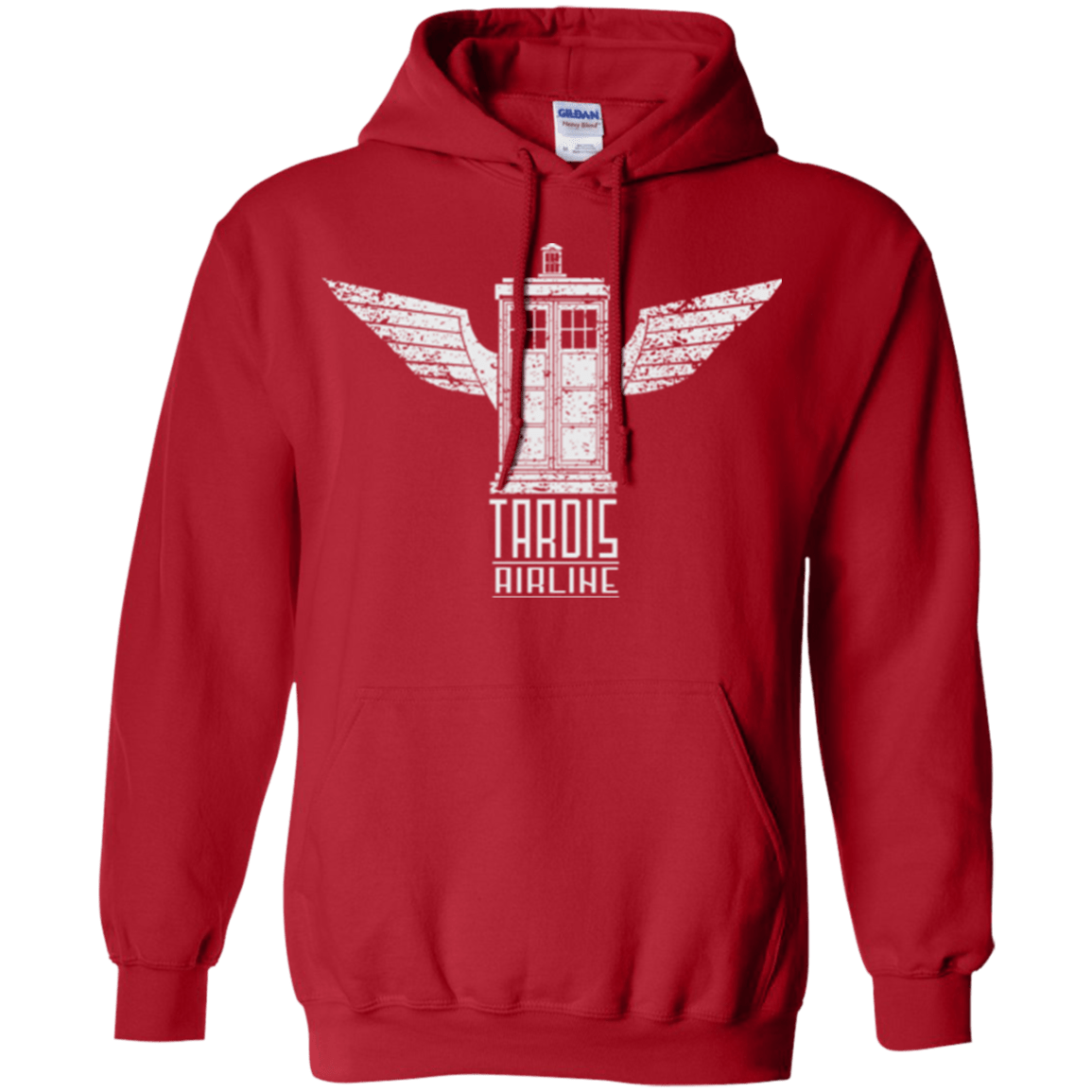 Sweatshirts Red / Small Tardis Airline Pullover Hoodie