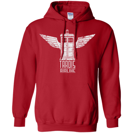 Sweatshirts Red / Small Tardis Airline Pullover Hoodie