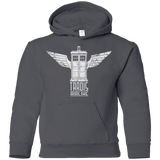 Sweatshirts Charcoal / YS Tardis Airline Youth Hoodie