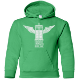 Sweatshirts Irish Green / YS Tardis Airline Youth Hoodie