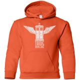 Sweatshirts Orange / YS Tardis Airline Youth Hoodie