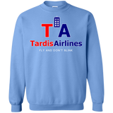 Sweatshirts Carolina Blue / Small Tardis Airlines Crewneck Sweatshirt