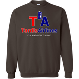 Sweatshirts Dark Chocolate / Small Tardis Airlines Crewneck Sweatshirt