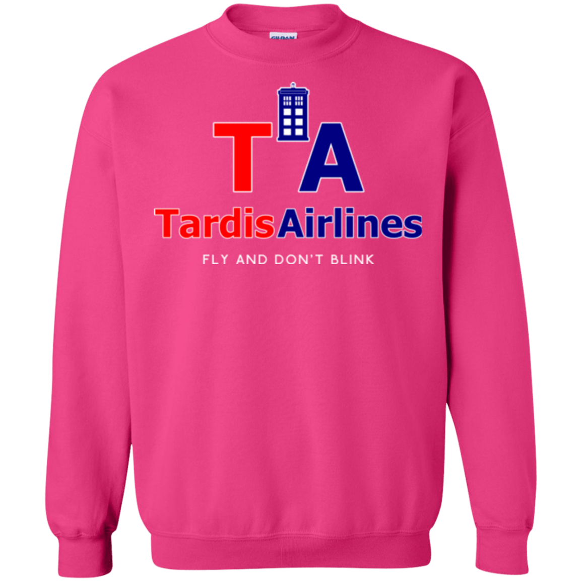 Sweatshirts Heliconia / Small Tardis Airlines Crewneck Sweatshirt