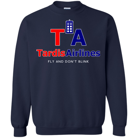 Sweatshirts Navy / Small Tardis Airlines Crewneck Sweatshirt