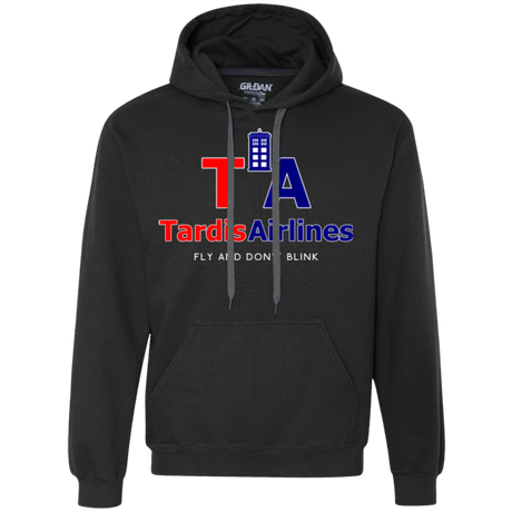 Sweatshirts Black / Small Tardis Airlines Premium Fleece Hoodie