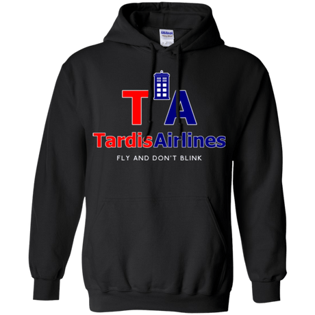 Sweatshirts Black / Small Tardis Airlines Pullover Hoodie