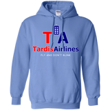 Sweatshirts Carolina Blue / Small Tardis Airlines Pullover Hoodie