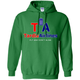 Sweatshirts Irish Green / Small Tardis Airlines Pullover Hoodie