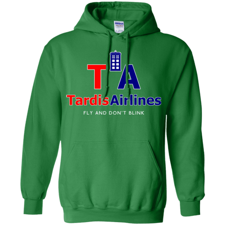 Sweatshirts Irish Green / Small Tardis Airlines Pullover Hoodie
