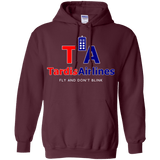 Sweatshirts Maroon / Small Tardis Airlines Pullover Hoodie