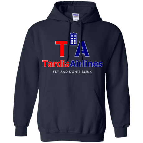 Sweatshirts Navy / Small Tardis Airlines Pullover Hoodie