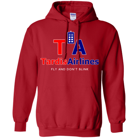 Sweatshirts Red / Small Tardis Airlines Pullover Hoodie