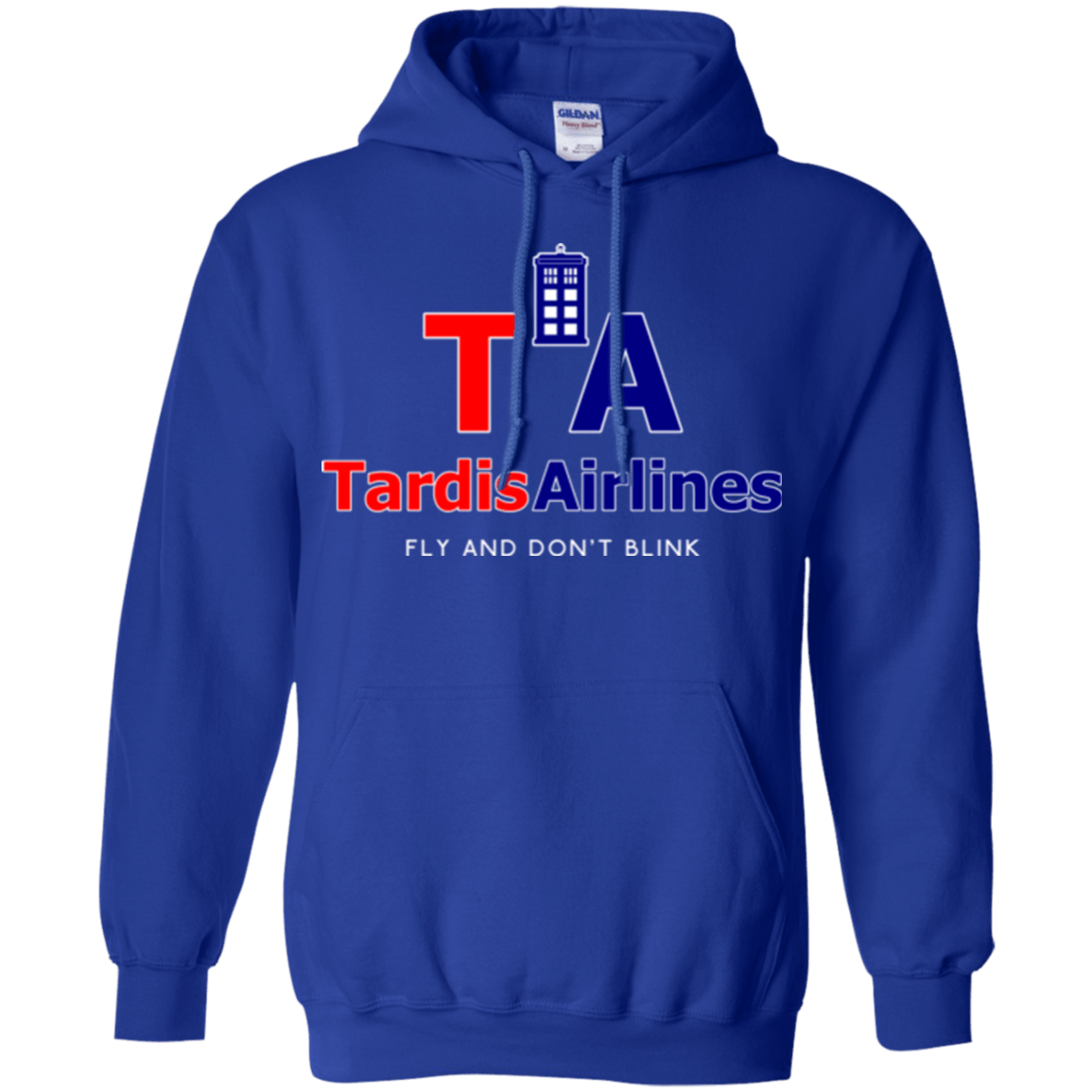 Sweatshirts Royal / Small Tardis Airlines Pullover Hoodie