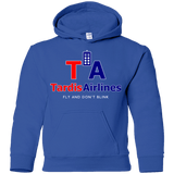 Sweatshirts Royal / YS Tardis Airlines Youth Hoodie