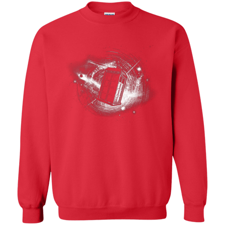 Sweatshirts Red / Small Tardis Crewneck Sweatshirt