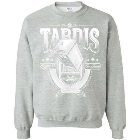 Sweatshirts Sport Grey / Small Tardis Crewneck Sweatshirt
