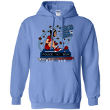 Sweatshirts Carolina Blue / Small Tardis Girl Pullover Hoodie