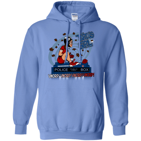 Sweatshirts Carolina Blue / Small Tardis Girl Pullover Hoodie