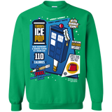 Sweatshirts Irish Green / S Tardis Ice Pop Crewneck Sweatshirt