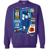 Sweatshirts Purple / S Tardis Ice Pop Crewneck Sweatshirt