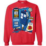 Sweatshirts Red / S Tardis Ice Pop Crewneck Sweatshirt