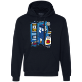 Sweatshirts Navy / S Tardis Ice Pop Premium Fleece Hoodie