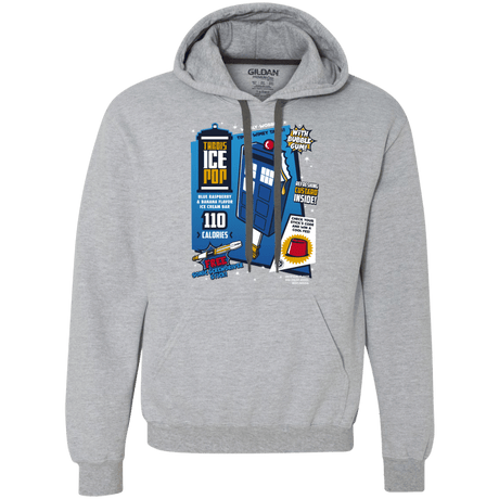 Sweatshirts Sport Grey / S Tardis Ice Pop Premium Fleece Hoodie