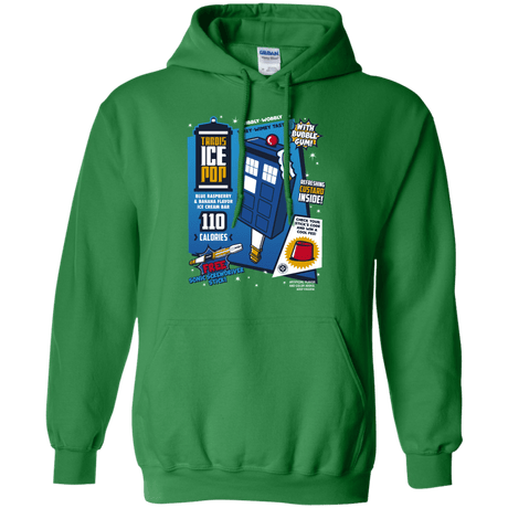 Sweatshirts Irish Green / S Tardis Ice Pop Pullover Hoodie
