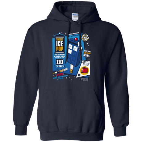 Sweatshirts Navy / S Tardis Ice Pop Pullover Hoodie