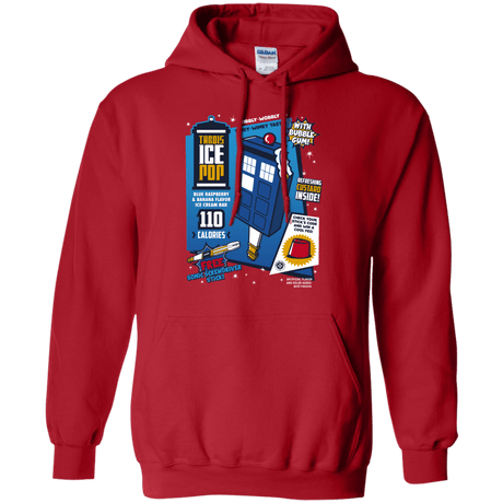 Sweatshirts Red / S Tardis Ice Pop Pullover Hoodie