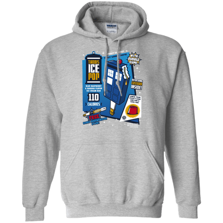 Sweatshirts Sport Grey / S Tardis Ice Pop Pullover Hoodie