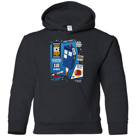 Sweatshirts Black / YS Tardis Ice Pop Youth Hoodie