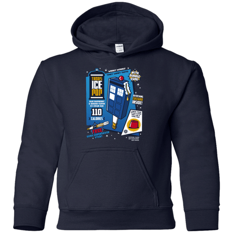 Sweatshirts Navy / YS Tardis Ice Pop Youth Hoodie