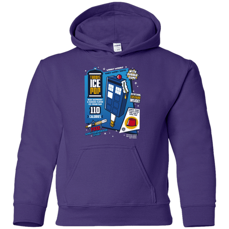 Sweatshirts Purple / YS Tardis Ice Pop Youth Hoodie