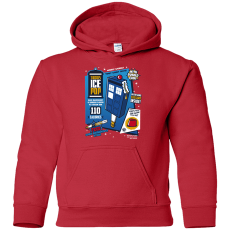Sweatshirts Red / YS Tardis Ice Pop Youth Hoodie