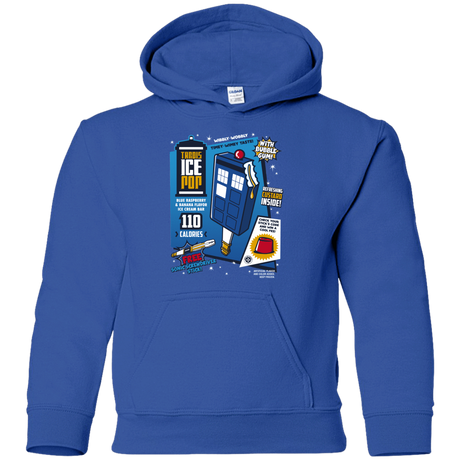 Sweatshirts Royal / YS Tardis Ice Pop Youth Hoodie