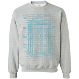 Sweatshirts Sport Grey / S Tardis Plan Crewneck Sweatshirt