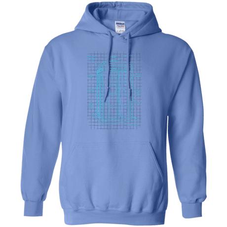 Sweatshirts Carolina Blue / S Tardis Plan Pullover Hoodie