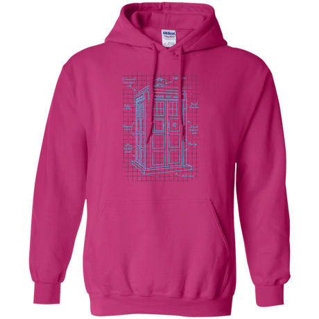 Sweatshirts Heliconia / S Tardis Plan Pullover Hoodie