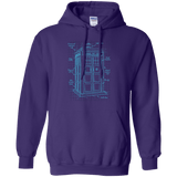 Sweatshirts Purple / S Tardis Plan Pullover Hoodie