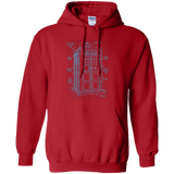 Sweatshirts Red / S Tardis Plan Pullover Hoodie
