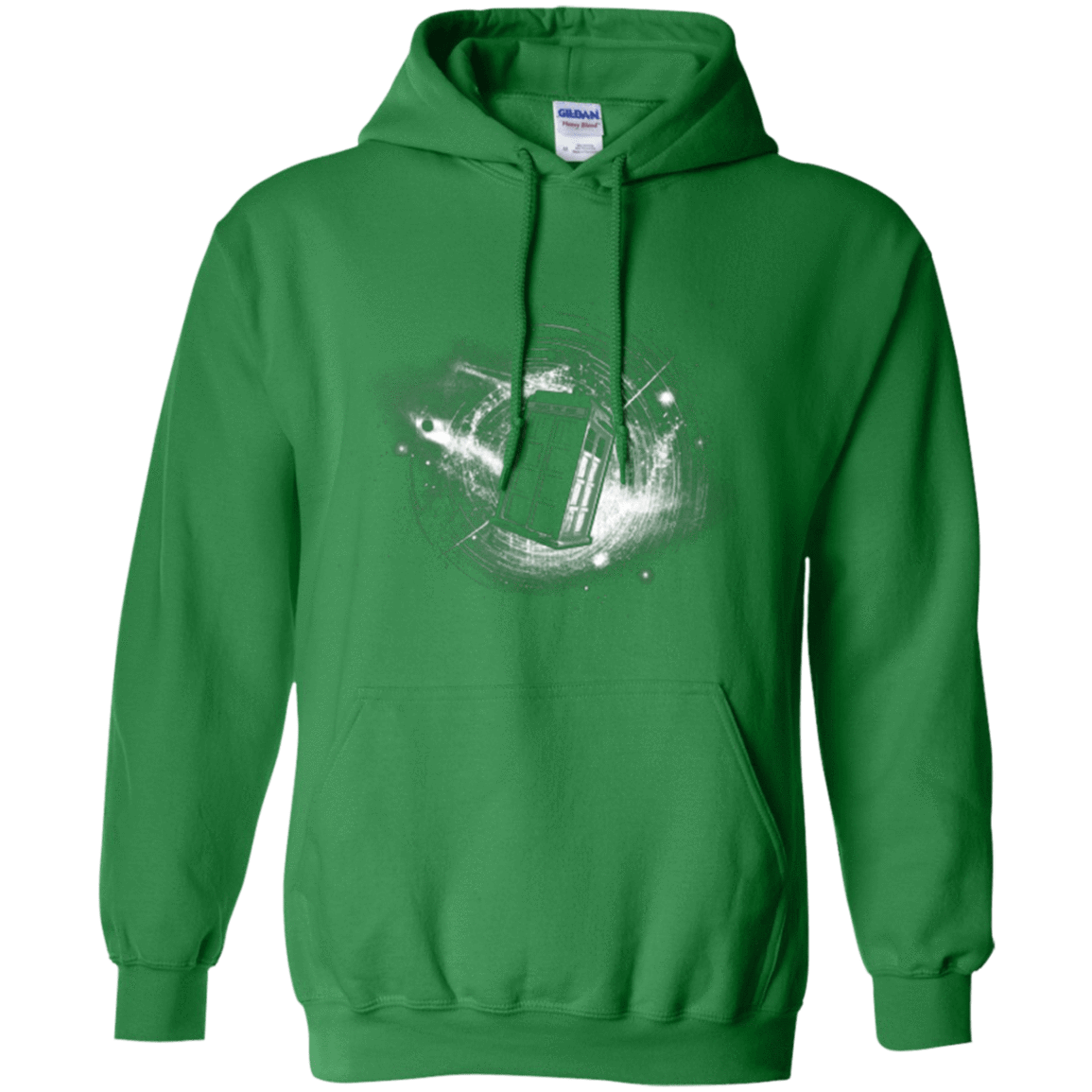 Sweatshirts Irish Green / Small Tardis Pullover Hoodie