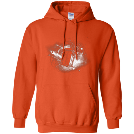 Sweatshirts Orange / Small Tardis Pullover Hoodie