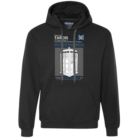 Sweatshirts Black / Small TARDIS SERVICE AND REPAIR MANUAL Premium Fleece Hoodie